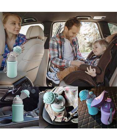 Portable Elephant Travel Potty - Leakproof Urinal for Toddlers, Boys, Kids - Outdoor Pee Training Cup for Road Trips, Camping, Beach - Blue - Buy Online on GoSupps.com