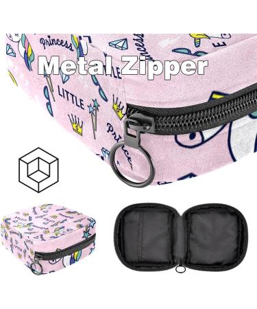 Portable Women's Menstrual Cup & Tampon Bags | Colorful Unicorn Design for Teens - Buy Online on GoSupps.com