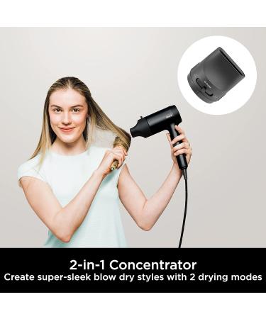 Shark STYLE iQ Ionic Hair Dryer & Styler HD120UK Black/Rose Gold with Brush & Diffuser - Buy Online on GoSupps.com