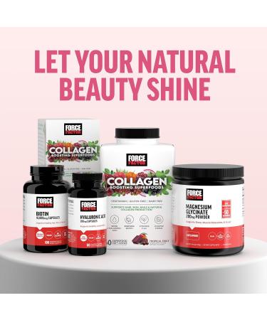 Force Factor Collagen Boosting Superfoods Vegan Collagen Booster for Women with Biotin Hyaluronic Acid and Vitamin C for Hair Skin Nails & Joint Support Tropical Fruit 60 Soft Chews 1 Pack Soft Chews - Buy Online on GoSupps.com