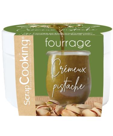 ScrapCooking - P te de Fourrage Cr meux Pistache 200 g - Pour Fourrer Tablettes clairs Macarons G teaux B ches de No l Cookies Cheesecakes & P tisseries - 4638