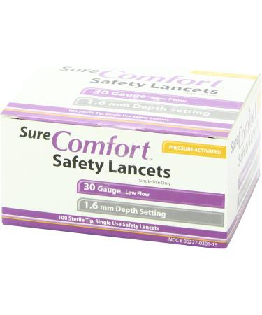 Buy Safety Lancet 30g - 100 Count | Fast International Shipping | Top Quality Medical Supplies - Buy Online on GoSupps.com