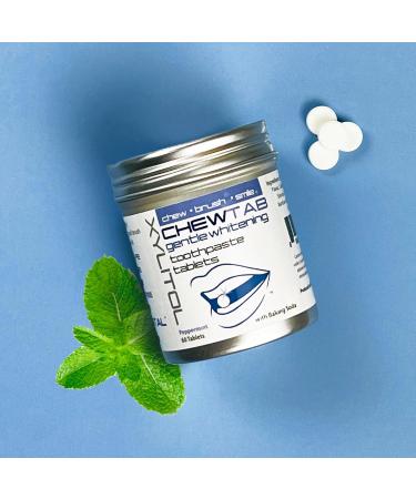 Chewtab Gentle Whitening Toothpaste Tablets Peppermint - Buy Online on GoSupps.com