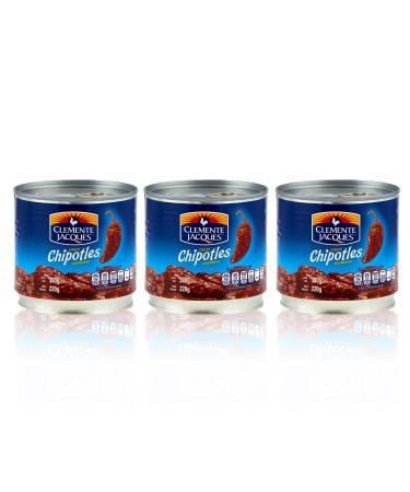 Chipotle Chili in Adobo Sauce - Chipotle in Adobo by Clemente Jacques (Pack of 3) 380g each (Pack of 3) 380g each.