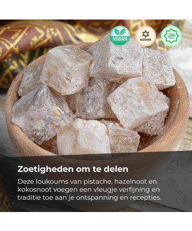 Dorimed Loukoum with dried fruit hazelnut pistachio and coconut 500 g - Buy Online on GoSupps.com