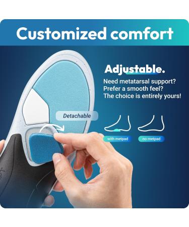 VALSOLE Sports Insoles for Running - Arch Support Inserts for Men & Women | 3D Printed Comfort & Injury Prevention - Buy Online on GoSupps.com