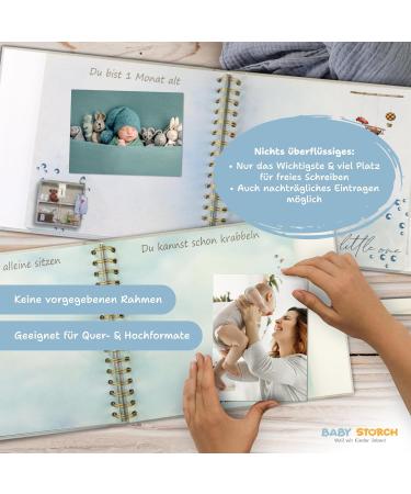 Personalized Memorial Book: Cherish Your Child's Journey from Birth to School - Baby Photo Album Gift - Buy Online on GoSupps.com