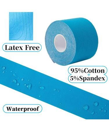 3 Rolls Kinesiology Tape - Hypoallergenic Waterproof Muscle Support for Sports | Athletic Knee Pain Relief Taping (49.2ft - Buy Online on GoSupps.com