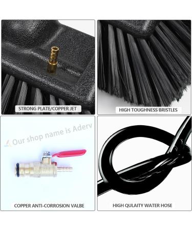 3.6-10.8 M Washing Kit: Water-fed Brush Soap Dispenser Window Cleaning Pole Water Fed Telescopic Brush Window Cleaner Equipment Car Cleaning Brush (6M) - Buy Online on GoSupps.com