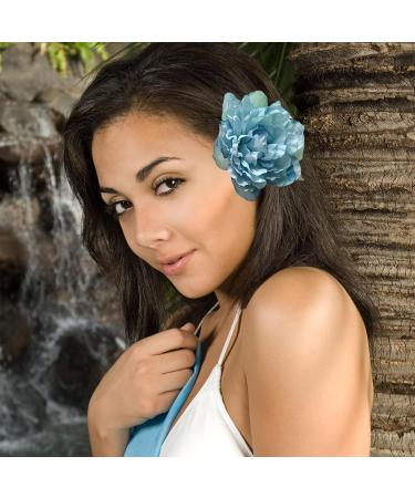 Mezrkuwr 4 Pieces Hawaiian Flower Hair Clips for Women Artificial Flower Clips Hair Accessories for Holiday Beach Party Boho Clips Hairpin for Girls Wedding - Buy Online on GoSupps.com
