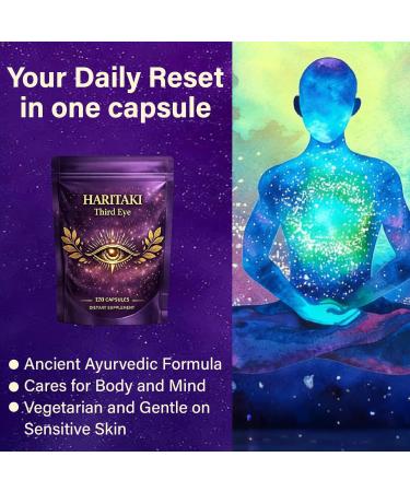 Haritaki Capsules - Haritaki First Eye Capsules Pure Terminalia Chebula Fruit Extract for Natural Clarity Balanced Energy & Digestion Vegan & Gluten-Free - 120 Veggie Capsules (1) - Buy Online on GoSupps.com