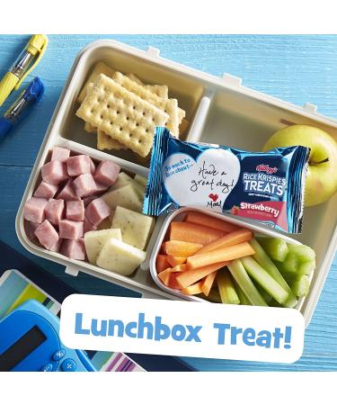 Rice Krispies Treats Marshmallow Snack Bars - Strawberry Flavor - 6.2oz (8 Bars) | Kids' Snacks - Buy Online on GoSupps.com