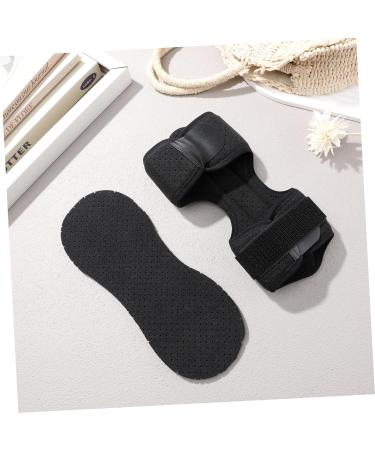 Plantar Sleep Sock & Night Splint for Drop Foot Support | Adjustable Orthotics for Foot Pain Relief - 40x26cm Black - Buy Online on GoSupps.com