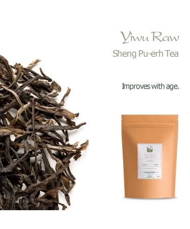 Buy Sheng Pu-Erh Tea Yiwu Yunnan - Authentic Chinese Loose Leaf Puerh 50g | Premium Quality Raw Tea - Buy Online on GoSupps.com