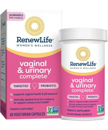 Renew Life Women's Wellness Vaginal and Urinary Probiotic and Cranberry Supplement Probiotic Supplement for pH Balance for Women Digestive Health Dairy Soy and Gluten-Free 3.5 Billion CFU 60 Ct - Buy Online on GoSupps.com