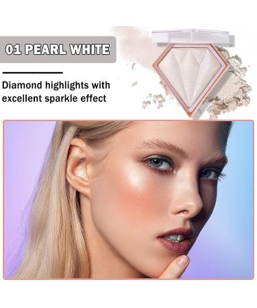 Shimmer Glitter Highlighter Contour Palette - Long Lasting Face & Body Makeup - Buy Online on GoSupps.com