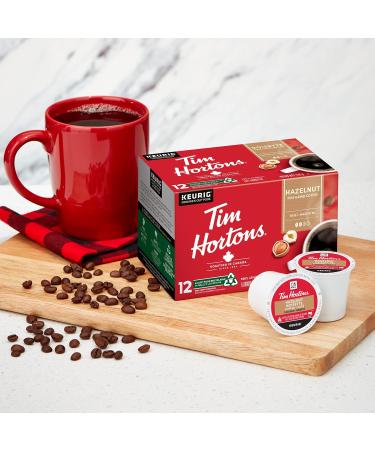 Tim Hortons Hazelnut Flavoured Coffee Single Serve Keurig K-Cup Pods Medium Roast 72 Count Hazelnut 72 count (Pack of 1) - Buy Online on GoSupps.com