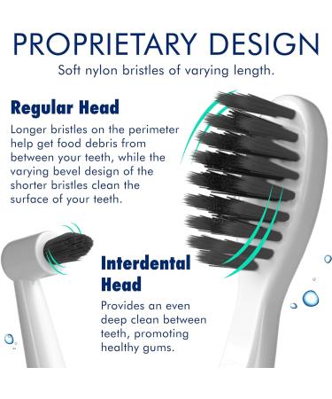 Sonic-FX Solo Sonic Rechargeable Toothbrush | 3 Brushing Modes with Smart Timer & Charging Dock | Includes 3 Brush Heads - White - Buy Online on GoSupps.com
