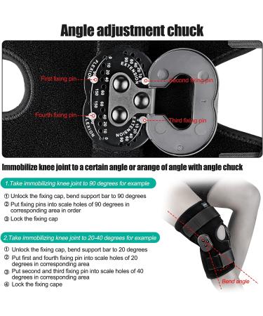 NEENCA Hinged Knee Brace - Adjustable Medical Support for Knee Pain, Arthritis, ACL, PCL, Meniscus Tear - Ideal for Injuries & Post OP Recovery - Buy Online on GoSupps.com