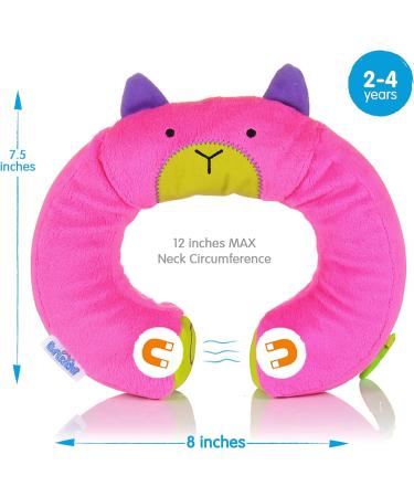 Trunki Yondi SMALL Betsy Pink Travel Neck Pillow & Chin Rest for Kids | Support Sleep in Car, Plane, Bike or Pram | Single - Buy Online on GoSupps.com