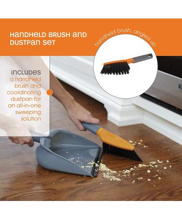 Replacement Part for Casabella CB- Handheld Brush with Dustpan Cleaning Set Orange/Graphite - Compare to Part 56366 - Buy Online on GoSupps.com