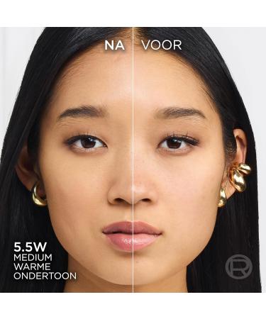  L'Oreal Paris L'Or al Paris True Match Foundation - 5.5D/W - Natural Coverage Foundation with Hyaluronic Acid and SPF 16 - 30 ml - Vegan - Buy Online on GoSupps.com