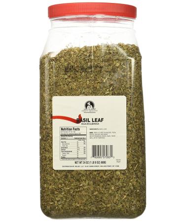 Chef's Quality Basil Leaves - 24 oz Bottle | Premium Quality Herbs for Culinary Excellence - Buy Online on GoSupps.com
