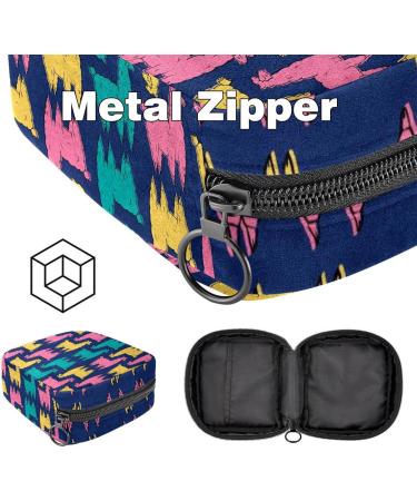Shop Cute Alpaca Women's Napkin Storage Bag - Portable Menstrual Cup & Bandage Organizer in Pink Yellow Green - Buy Online on GoSupps.com