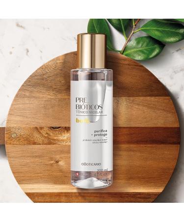  O BOTICARIO O Botic rio Botik Micellar Tonic with Probiotics Purifies the skin Maintains pH balance Protects and replenishes the skin barrier Eliminates oil Vegan 200ml - Buy Online on GoSupps.com