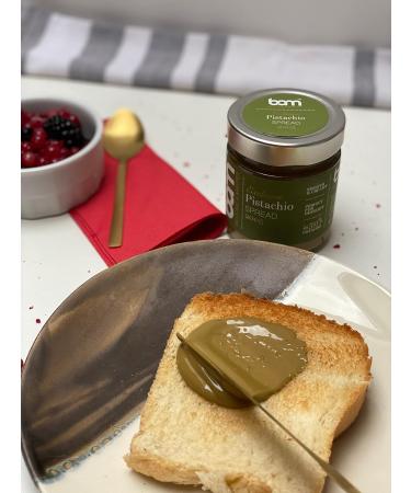 BAM Spreads - Smooth & Creamy Pistachio Paste | 200g | No Palm Oil | Perfect for Desserts | International Shipping - Buy Online on GoSupps.com