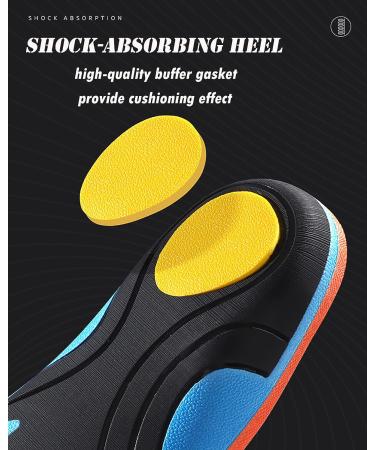 Daotshy Plantar Fasciitis Relief Insoles with Arch Support - Motion Control Shoe Inserts for Men and Women (Men 5-5.5/Women 8-8.5 245mm) - Buy Online on GoSupps.com