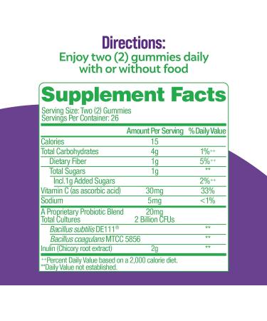 Culturelle Kids Chewable Probiotics for Kids Ages 3+ 30 Count Daily Probiotic Gummies for Women & Men Berry Flavor 52 Count - Buy Online on GoSupps.com