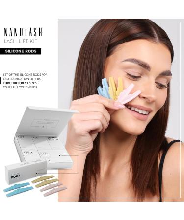 Nanolash Silicone Rods 3 pairs - lash lift rods silicone pads for eyelash lifting lash lift shields - Buy Online on GoSupps.com