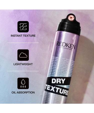Redken Triple Dry 15 Dry Texture Finishing Spray | For All Hair Types | Adds Body & Shine Without Stickiness | Medium Hold | 8.5 Oz - Buy Online on GoSupps.com