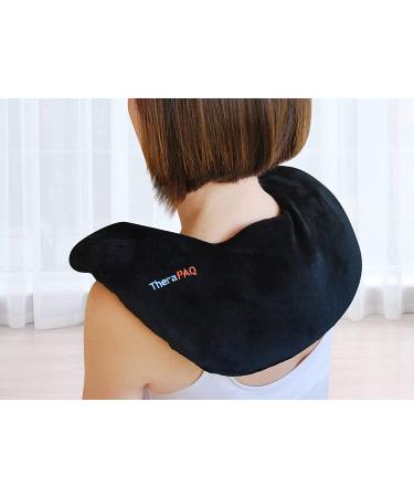 TheraPAQ Non-Scented Heating Pad for Neck and Shoulders - Reusable Wrap for Pain Relief - Microwavable Weighted Neck Warmer - Heated Cooling Pack - Buy Online on GoSupps.com