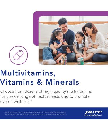 Pure Encapsulations Junior Nutrients Multivitamin - 120 Capsules | Complete Kids' Multivitamin - Buy Online on GoSupps.com