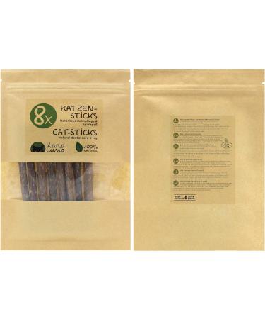 KaraLuna 8x Catnip Sticks - Natural Dental Treat & Cat Toy with Matatabi Silvervine - Buy Online on GoSupps.com