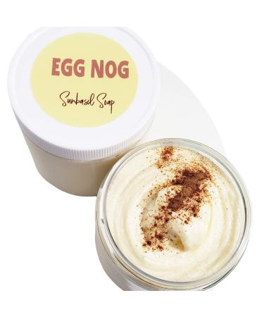 Egg Nog Exfoliating Body Soap Sugar Scrub. Stocking Stuffers Christmas Gifts for Women