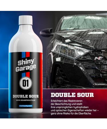  Shiny Garage Shiny Garage Double Sour Shampooing & Mousse 1000 ml - Buy Online on GoSupps.com