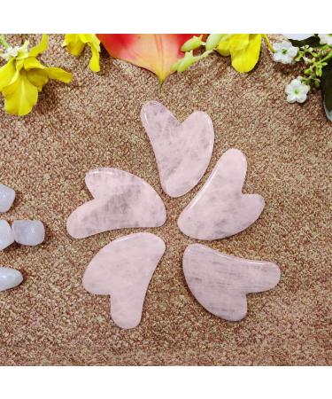 Rose Quartz Gua Sha Tool for Anti-Aging & Skin Care | Natural Healing Massage Stone | Best Pink Facial Gua Sha Massage Tool - Buy Online on GoSupps.com