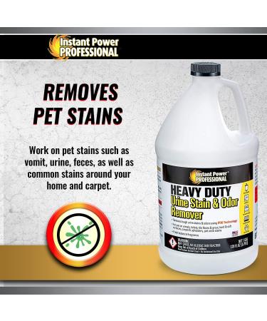 Instant Power Professional Heavy Duty Urine Stain & Odor Remover - 128 Fl Oz - Effective Cleaning Solution for Pet Owners - Fast International Shipping - Buy Online on GoSupps.com