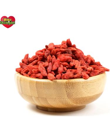  Bite & Delight Bite & Delight 2kg Dried Goji Berries Lycium Barbarum Natural Superfood Rich in Vitamins & Minerals Healthy Snack Ideal for Muesli Yogurt & Desserts - Buy Online on GoSupps.com
