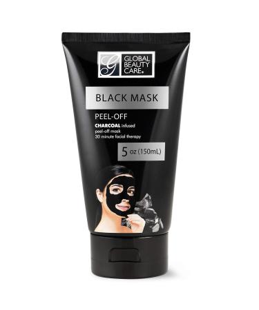 Global Beauty Care Black Mask, Blackhead Remover Mask, Blackhead Peel Off Face Mask, Charcoal Face Mask, Blackhead Mask, Deep Cleansing Pore Shrinking Facial Mask for Face & Nose Skin Care