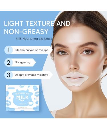 5 Pieces Milk Nourishing Lip Mask Sleep Mask Collagen Crystal Care Gel Pads For Moisturizing Minimize Fine Lines Remove Dead Skin Anti Chapped Pads Lip Mask (5 Pieces) Milk-5 Pieces - Buy Online on GoSupps.com