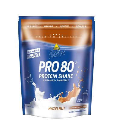inkospor Active Pro 80 Protein Shake Hazelnut 500g Bag