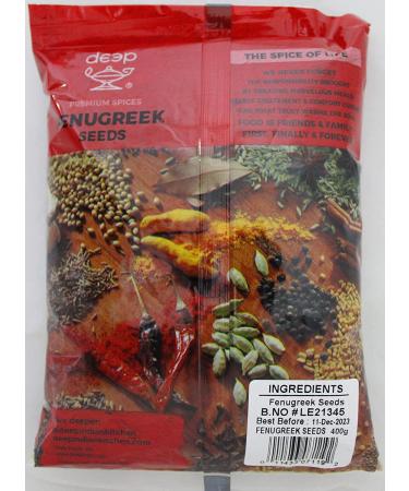 Organic Deep Fenugreek Seeds - 14 oz | Premium Quality - Buy Online on GoSupps.com