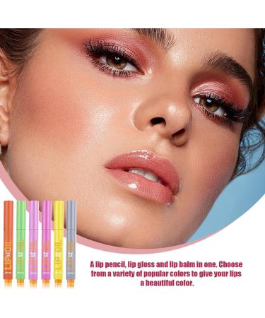  Tanxemery Lip gloss pen plumping lip gloss set Click Non-Sticky Solid Lip Gloss | Long-lasting moisturizing lip gloss pen high shine for mothers - Buy Online on GoSupps.com