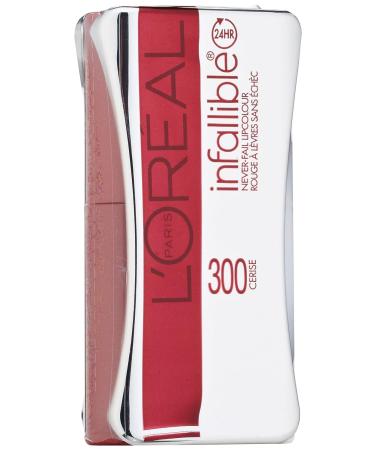 L'oreal Infallible Never Fail Lipcolour in Cerise - Long-Lasting Matte Lipstick - Buy Online on GoSupps.com