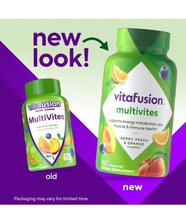 Vitafusion MultiVites Gummy Vitamins 150ct - Pack of 1 | 150 Count - Buy Online on GoSupps.com