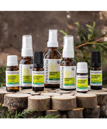 Pranarom - Aromashield Outdoor Defense Diffusion Blend (5ml) - Lemongrass Citronella Orange & Tea Tree- 100% Pure Essential Oil Blend for Outdoor Protection | USDA and ECOCERT Certified Organic - Buy Online on GoSupps.com